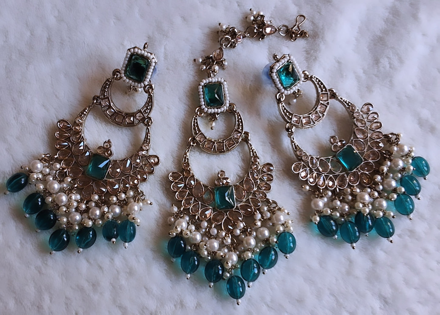 Bollywood Earrings and Tikka Sets