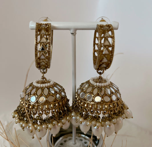 Mirror Jhumka